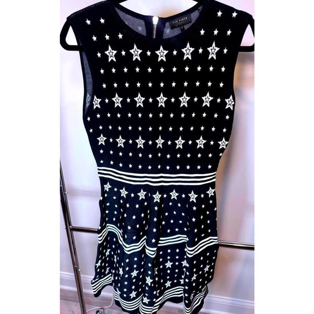 Ted Baker London Star Print Dress - Size 3